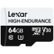Lexar High-Endurance 64 GB MicroSDXC UHS-I Clase 10